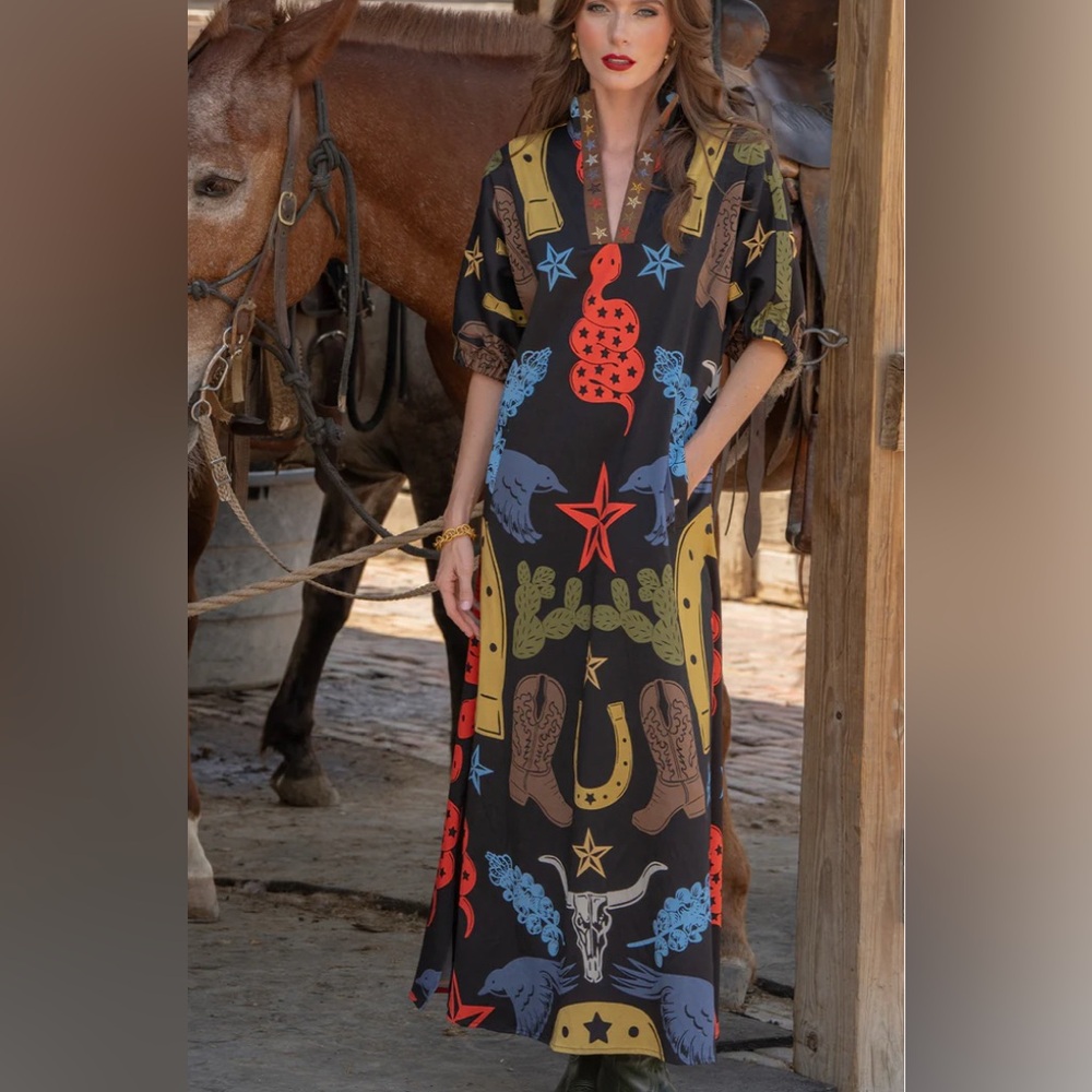 Emily McCarthy Lone star Poppy Maxi NWT